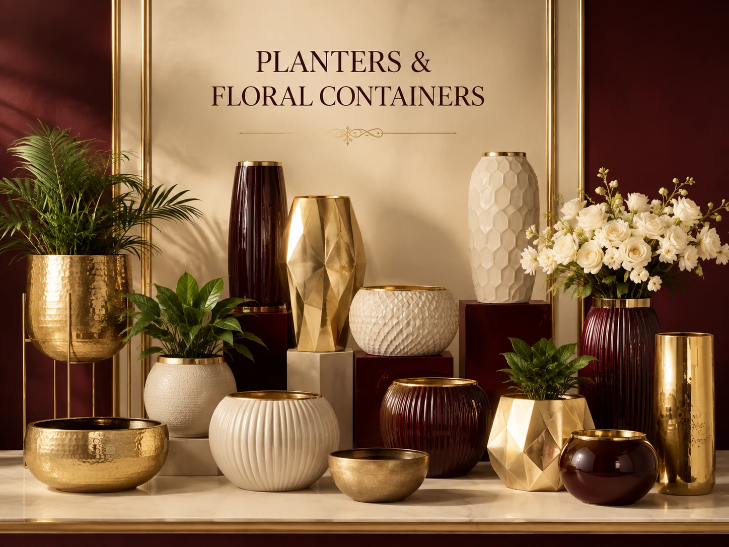 Planters & Floral Containers collection cover