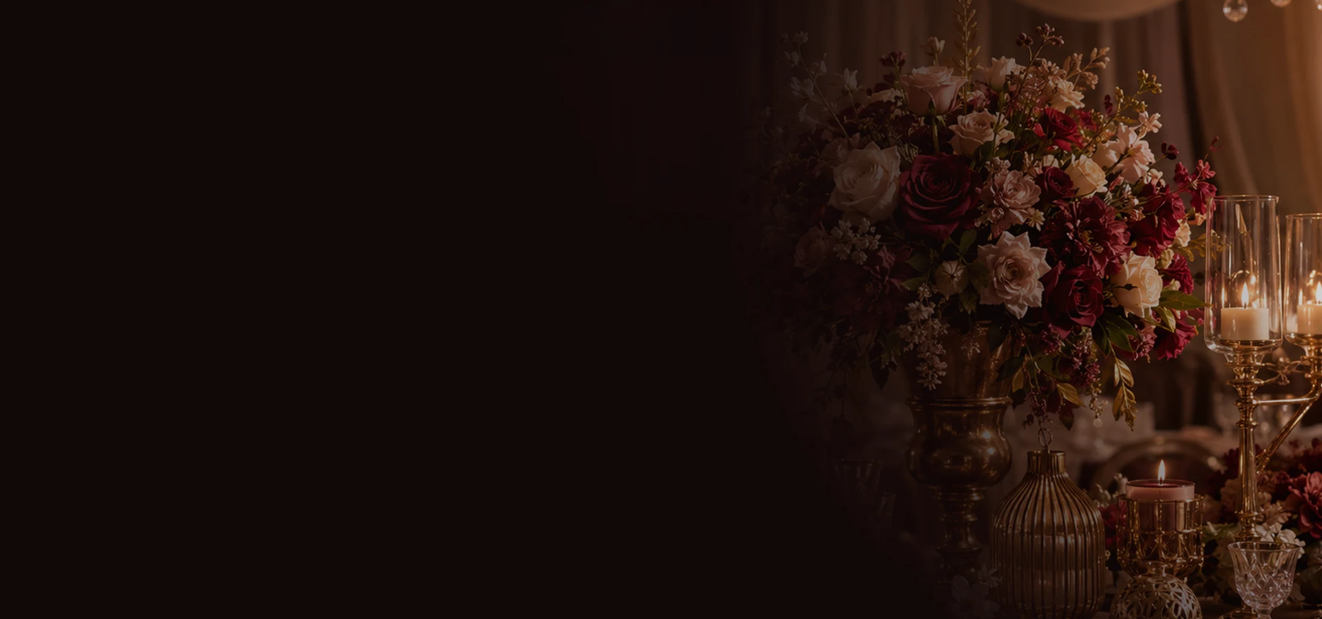 Flowers and décor styling