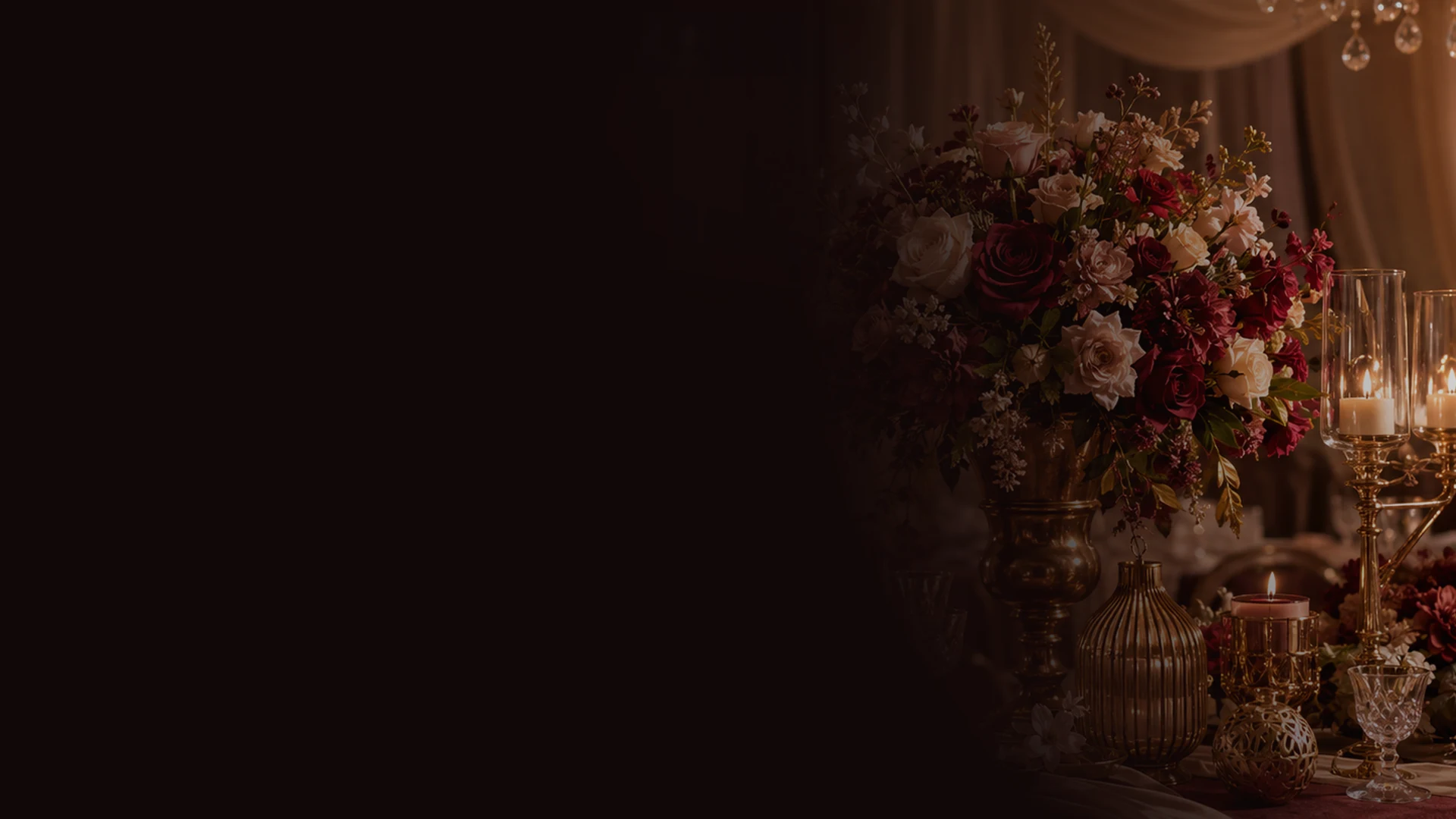 Premium artificial floral installation
